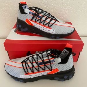 Nike React Runner ISPA Ghost Aqua Total Crimson